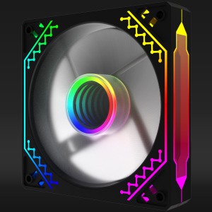 Cetus 120mm FAN Reverse Blade 6P-12DLRB16B-ARGB