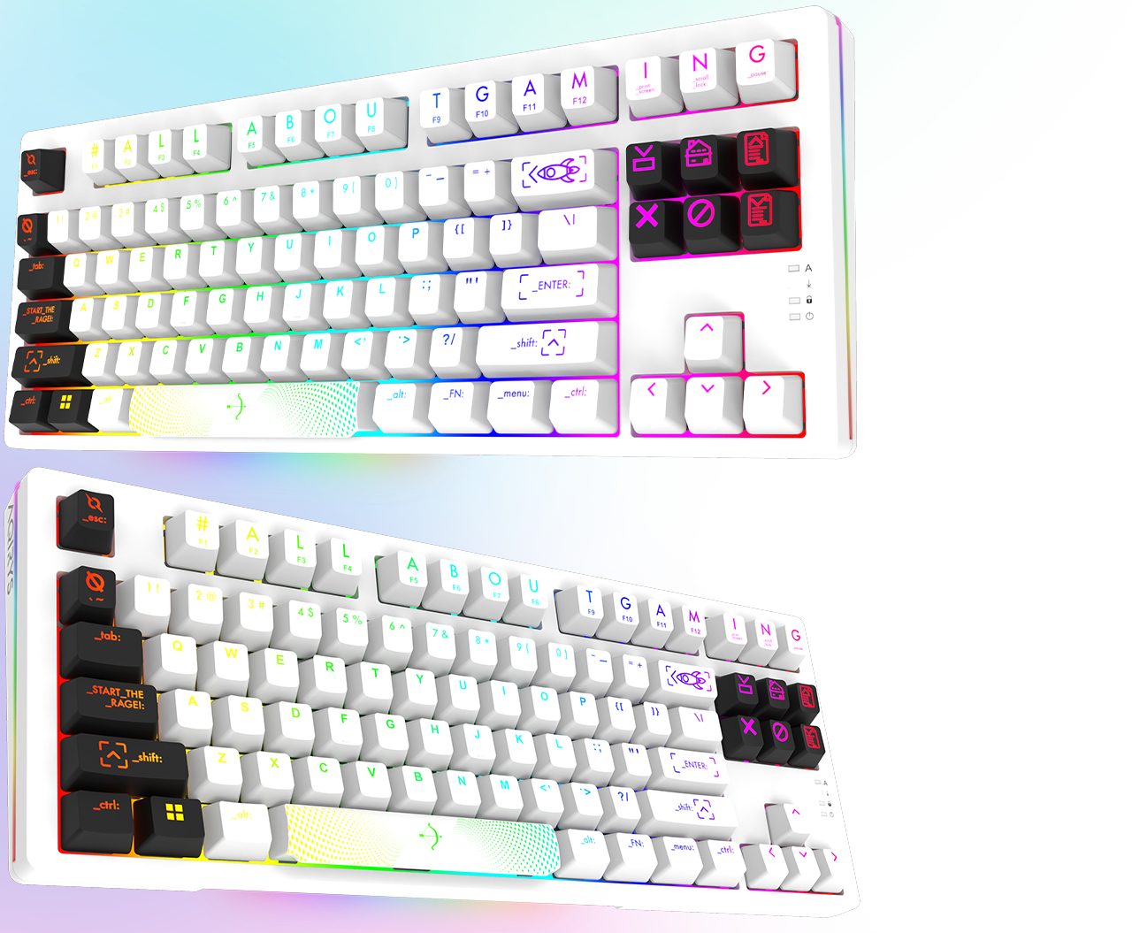 Clavier Gamer Mécanique AQIRYS ALUDRA TKL Anti-ghosting