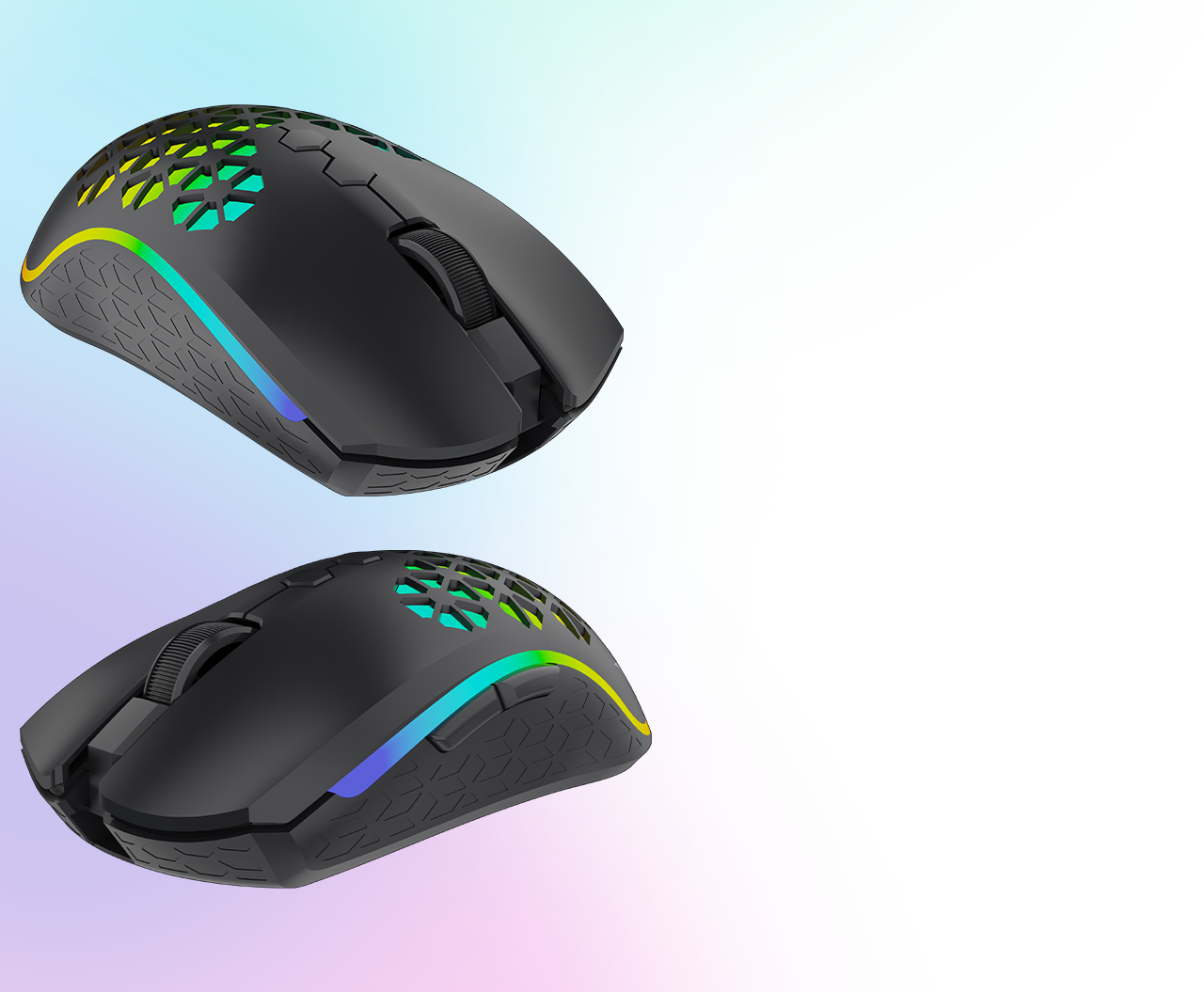 Souris Gamer AQIRYS Polaris-Double mode (Sans fil / filaire) - 16000 ppp,  RGB White PWH - Tunisie